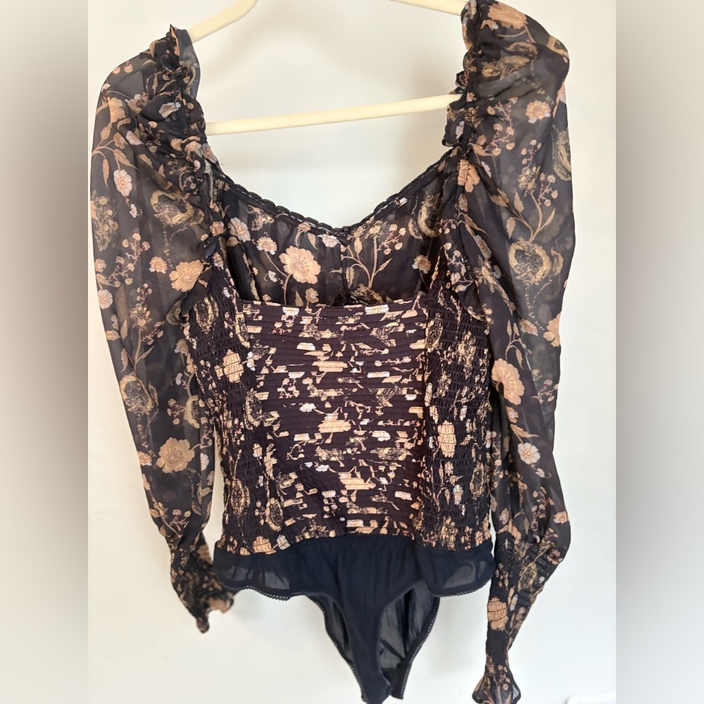 NWOT Free People Brunch Date Bodysuit - Size Large? - Picture 9 of 16